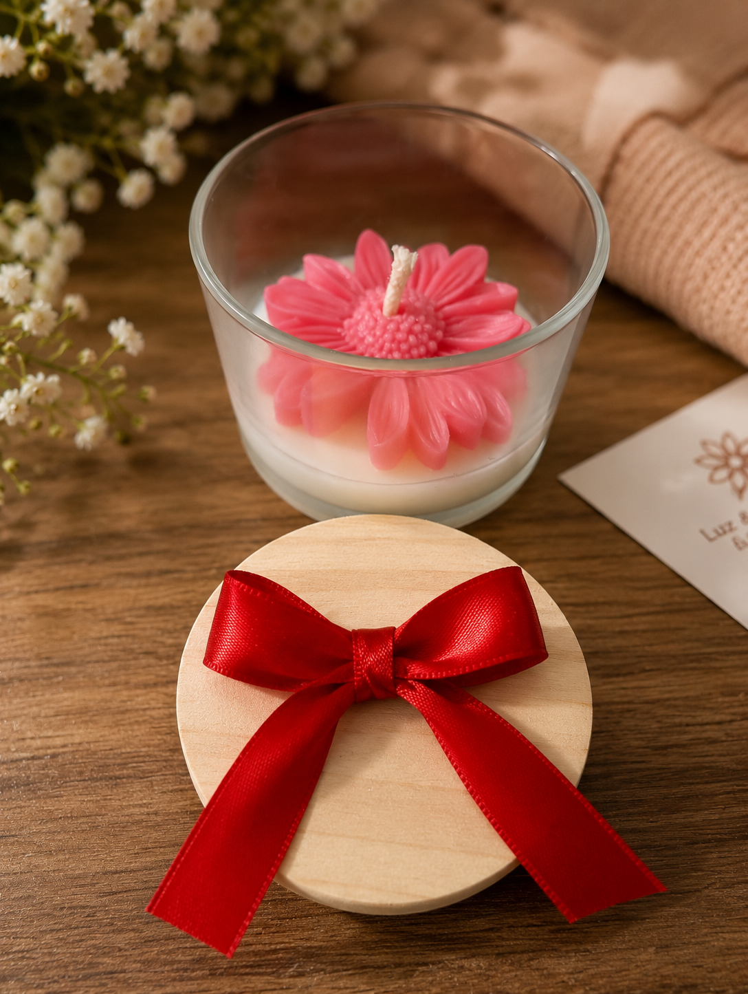 Vela aromática margarida
