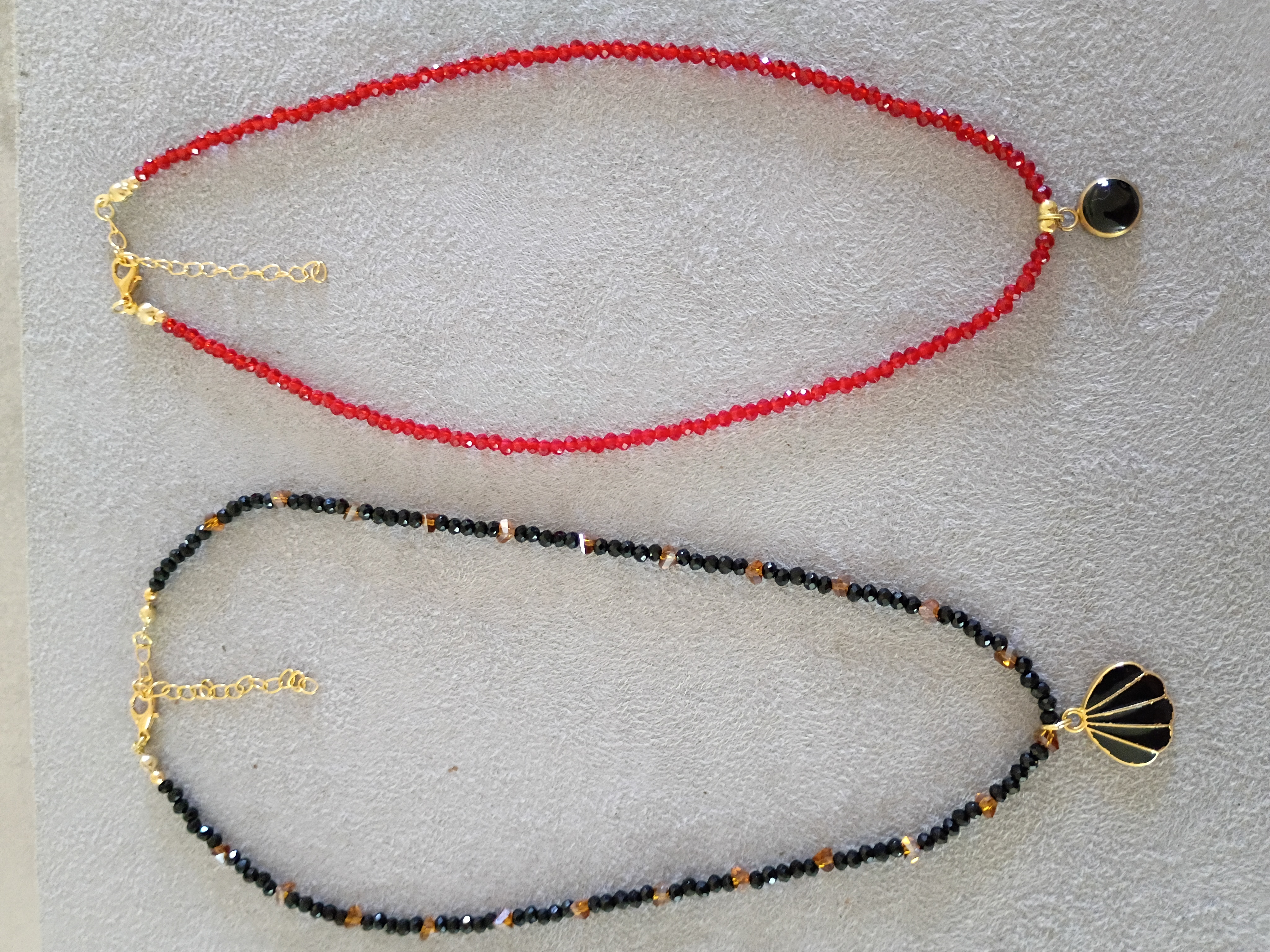 Chokers com cristais