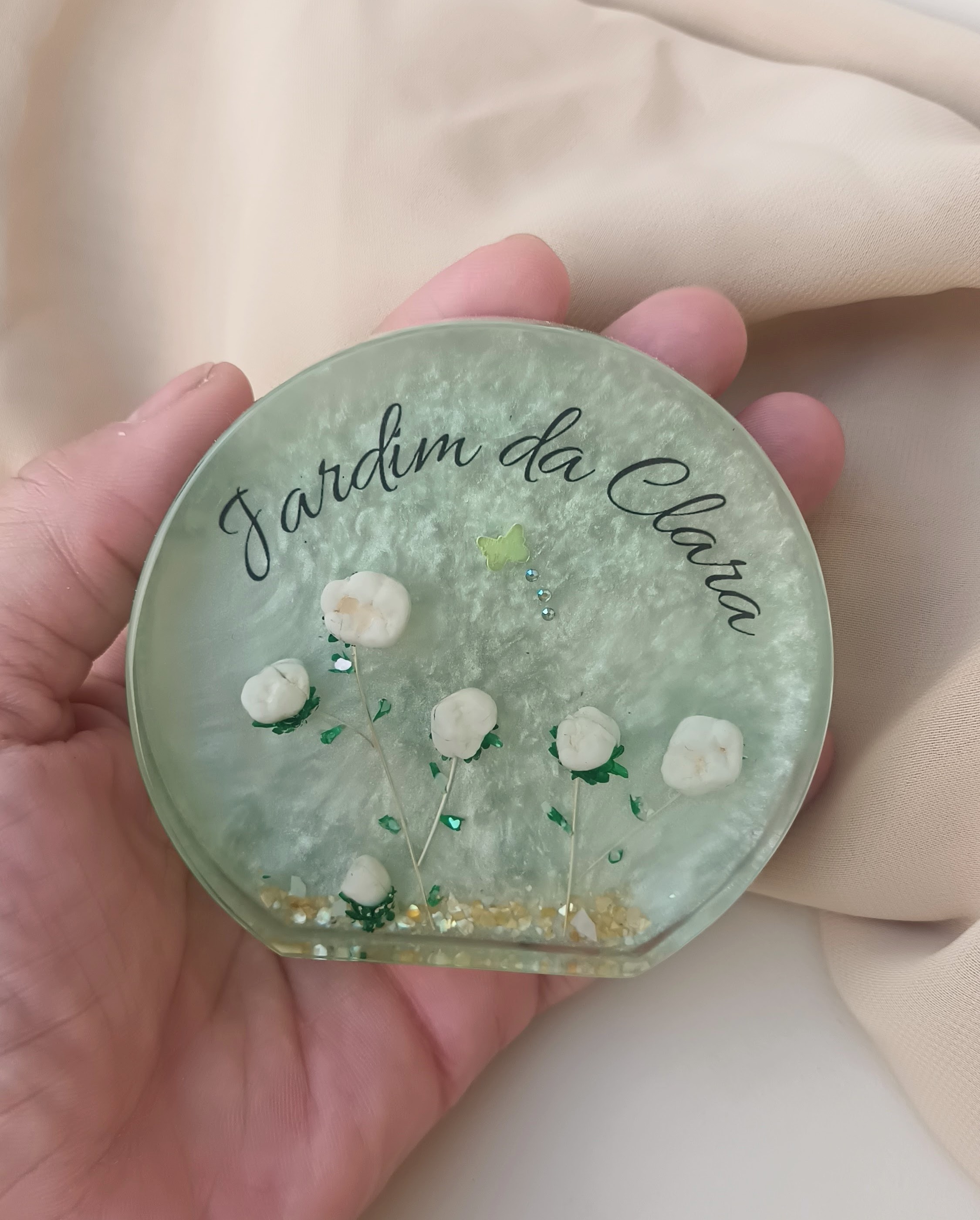 Placa afetiva Jardim dos Dentinhos