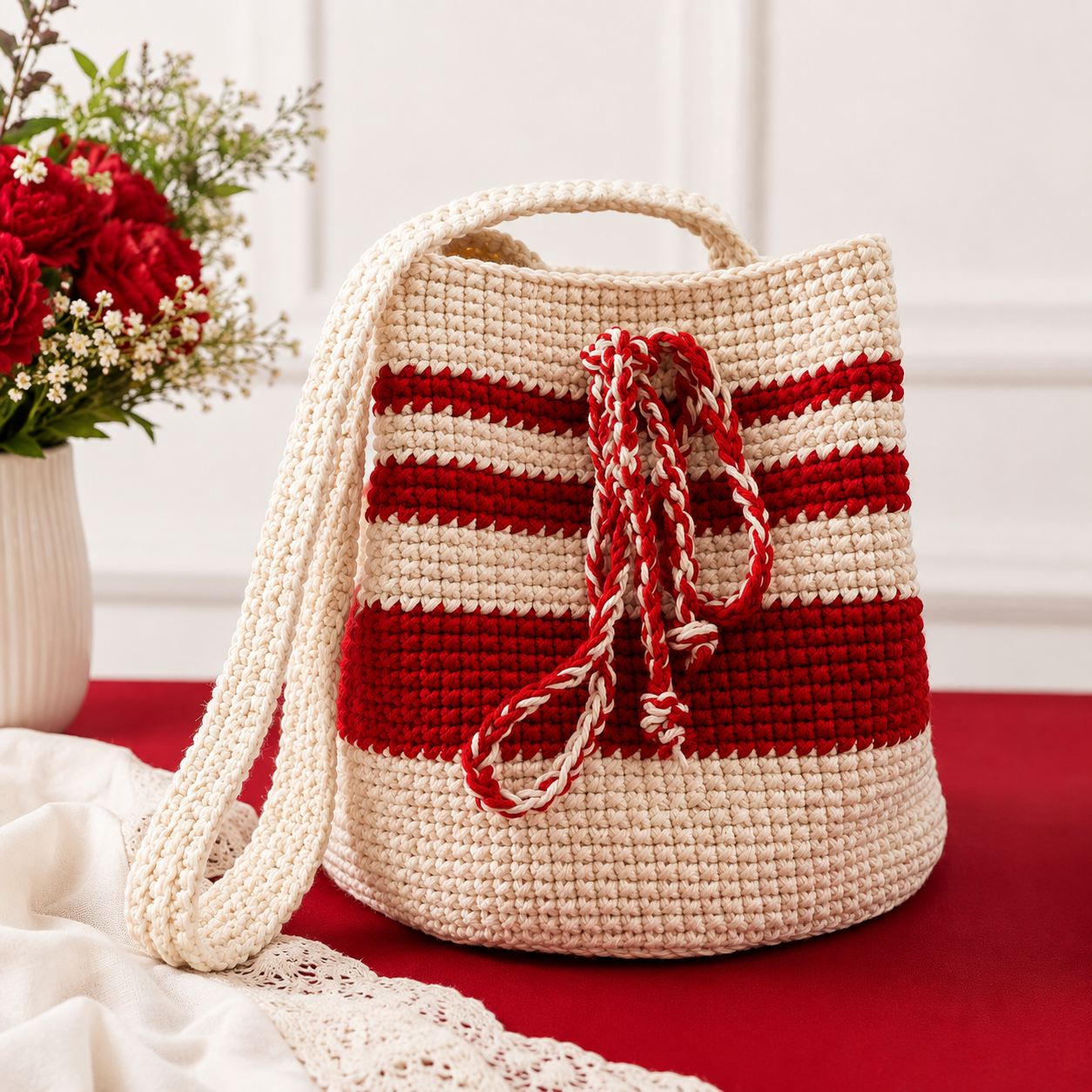 Bolsa em croche