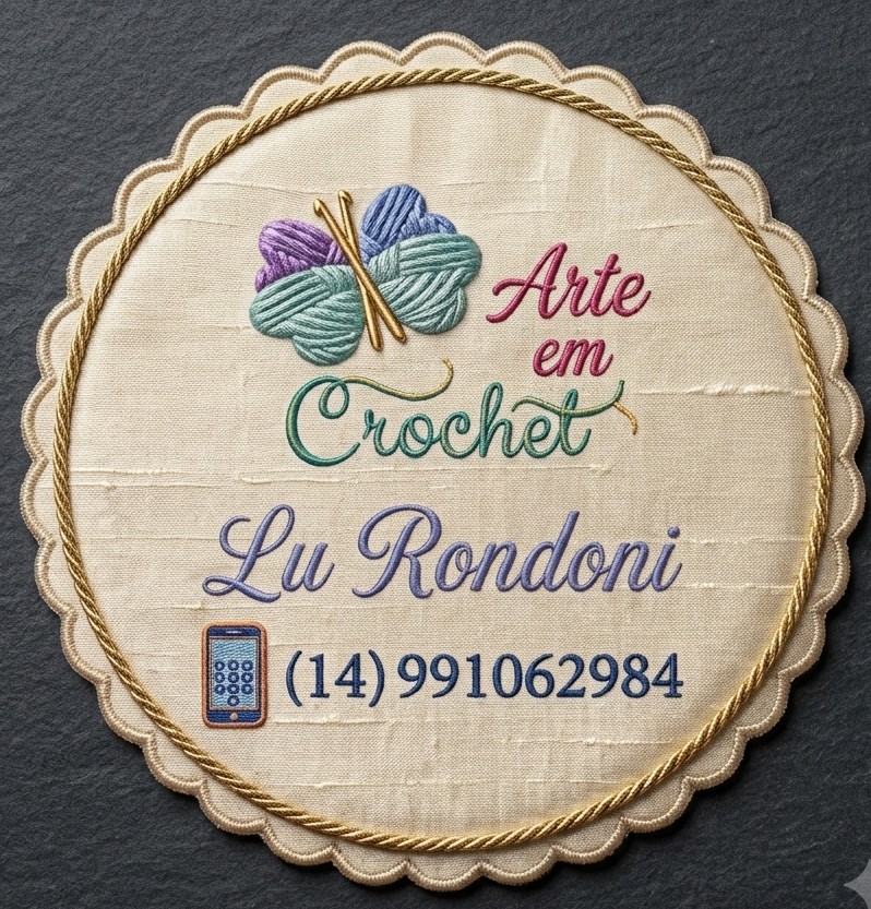 Arte em crochê Lu Rondoni